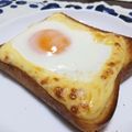 ふじもんもん☆'s cooksnap of when they made 朝ごはんに！たまごマヨトースト.