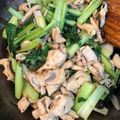 sayucci's cooksnap of when they made 小松菜のもつ炒め.