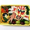 金在中's cooksnap of when they made 進撃の巨人 運動会 キャラ弁☆.