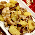 なつき☆ミ's cooksnap of when they made 豚肉とさつま芋⭐はちみつ粒マスタード炒め.