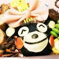 ななみん ママ★★'s cooksnap of when they made めーーーちゃ簡単☆くまモンおにぎり.