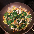 mintoneko's cooksnap of when they made ほうれん草とウインナーのバター炒め.