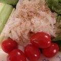 カクヨ's cooksnap of when they made 冷たい麺弁当　サラダうどん.