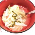 ノビル's cooksnap of when they made ふんわり卵のカニカマ 青梗菜の簡単スープ.