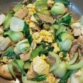 M130018's cooksnap of when they made チンゲン菜と豚肉の卵炒め.