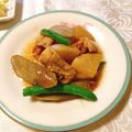 yesmama's cooksnap of when they made 圧力鍋で❀鶏もも肉とゴボウの黒酢煮❀.