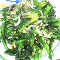 tennisnoah's cooksnap of when they made 春菊大量消費＊春菊の塩炒めしらすのっけ.