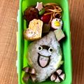 食いしん坊とーさ's cooksnap of when they made 妖怪ウォッチ　ウィスパー＊キャラ弁.