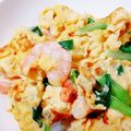 RIKOTORA's cooksnap of when they made うま！簡単！エビとニラのニンニク玉子炒め.