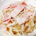 RIKOTORA's cooksnap of when they made 簡単！美味しい！もやしベーコン！.