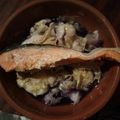 inLondon's cooksnap of when they made 塩麹×白味噌漬け鮭とキャベツの蒸し焼き.