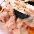 ♡こもれび♡'s cooksnap of when they made かぼちゃとチーズのクリームソースサラダ.