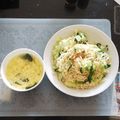 かなちゃんだわよ。's cooksnap of when they made サッポロ一番塩ラーメンで焼きそば風.