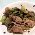 amipoko's cooksnap of when they made 豚肉・もやし・ちんげん菜・茄子・人参炒め.