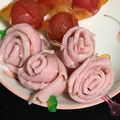 めがねりんご's cooksnap of when they made 簡単！ハムでバラの花.
