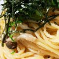 クック5MTAYD☆'s cooksnap of when they made わさびバター風味＊明太子としめじのパスタ.