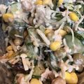 Tomotabi's cooksnap of when they made きゅうりと豆のツナマヨサラダ.
