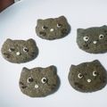 ニャンと４人暮らし♥'s cooksnap of when they made ハロウィンにも！黒ゴマの真っ黒クッキー.