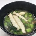まこさんど's cooksnap of when they made 小松菜とエリンギのお味噌汁.