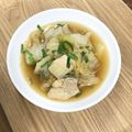 なかなかきなこ's cooksnap of when they made 白菜と鶏肉のあっさり煮.