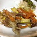 にじゆめa's cooksnap of when they made 美味しいよ☆豚肉とさつまいものかきあげ☆.