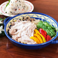 キョーマキ's cooksnap of when they made レンチンで簡単♪豚肉ともやしの蒸し物.