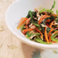 fu♪♪'s cooksnap of when they made 法蓮草とツナの酢和え❀柚子胡椒風味.