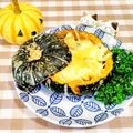 ももちゃんのれしぴ's cooksnap of when they made 坊ちゃんかぼちゃに詰めタマゴサラダ〜♡.