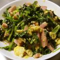 botu's cooksnap of when they made ☆ほうれん草と卵のササッと炒め☆.