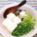 KotoLi☆'s cooksnap of when they made つわり中♡さっぱり豆苗レンジ湯豆腐.