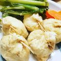 Munchkin's　Mom's cooksnap of when they made おから入りの鶏きんちゃく.