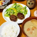 食いしん坊あい♡'s cooksnap of when they made 簡単で美味しい手作りハンバーグ.