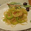 melmarilyn's cooksnap of when they made ✿コンソメ使用で簡単♪ゴーヤの梅味パスタ.