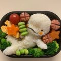 ﾏﾅﾐｸﾛ's cooksnap of when they made 簡単❋ キャラ弁 白イルカ♡.
