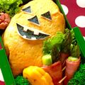 RIKA☆MAMA's cooksnap of when they made 簡単 ハロウィン弁当 オムライス.