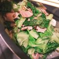 ぼぼぼぼ♪'s cooksnap of when they made 大量消費★レタスのペペロンチーノ風炒め.