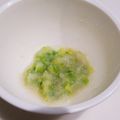 4double5's cooksnap of when they made 離乳食中期〜【かぶと白菜のとろとろ煮】.