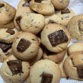 クリーム大福's cooksnap of when they made ♥たっぷりチョコ入りクッキー♥.
