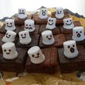 fuwafuwa13's cooksnap of when they made ハロウィンにマシュマロお化けのブラウニー.