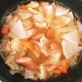 y_u♡'s cooksnap of when they made お野菜たっぷり！餅入りスープ.