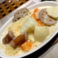 Liliii's cooksnap of when they made ポトフをリメイク！！簡単スープパスタ！.