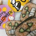 リコば's cooksnap of when they made ハロウィン♪おばけかぼちゃの巻き寿司.