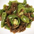 cookjijii's cooksnap of when they made 万願寺とうがらしの肉味噌風.