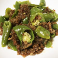 cookjijii's cooksnap of when they made 万願寺とうがらしの肉味噌風.