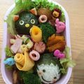 クックHJF3CE☆'s cooksnap of when they made ハロウィン★黒ネコちゃんおにぎりの弁当.