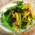 ★Yuring★'s cooksnap of when they made 小松菜と油揚げの味噌炒め.