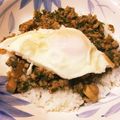 MoMo7cO's cooksnap of when they made 豚ひき肉のパプリカピーマン丼.