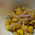 momokoto's cooksnap of when they made エノキとコーンのめんつゆバター.