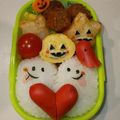 fuwafuwa13's cooksnap of when they made キャラ弁＊簡単♪ラブラブ♡ハロウィン弁当.