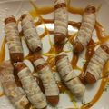 ☆sappe☆さっぺ's cooksnap of when they made ハロウィン♡簡単♡ミイラウィンナー♡.